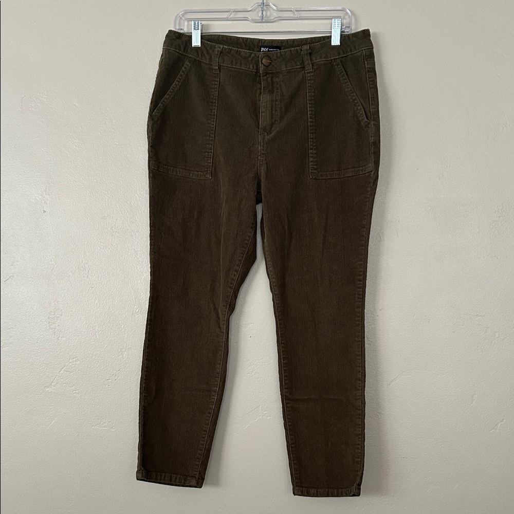 Jones New York Women's olive green Straight Leg Pants